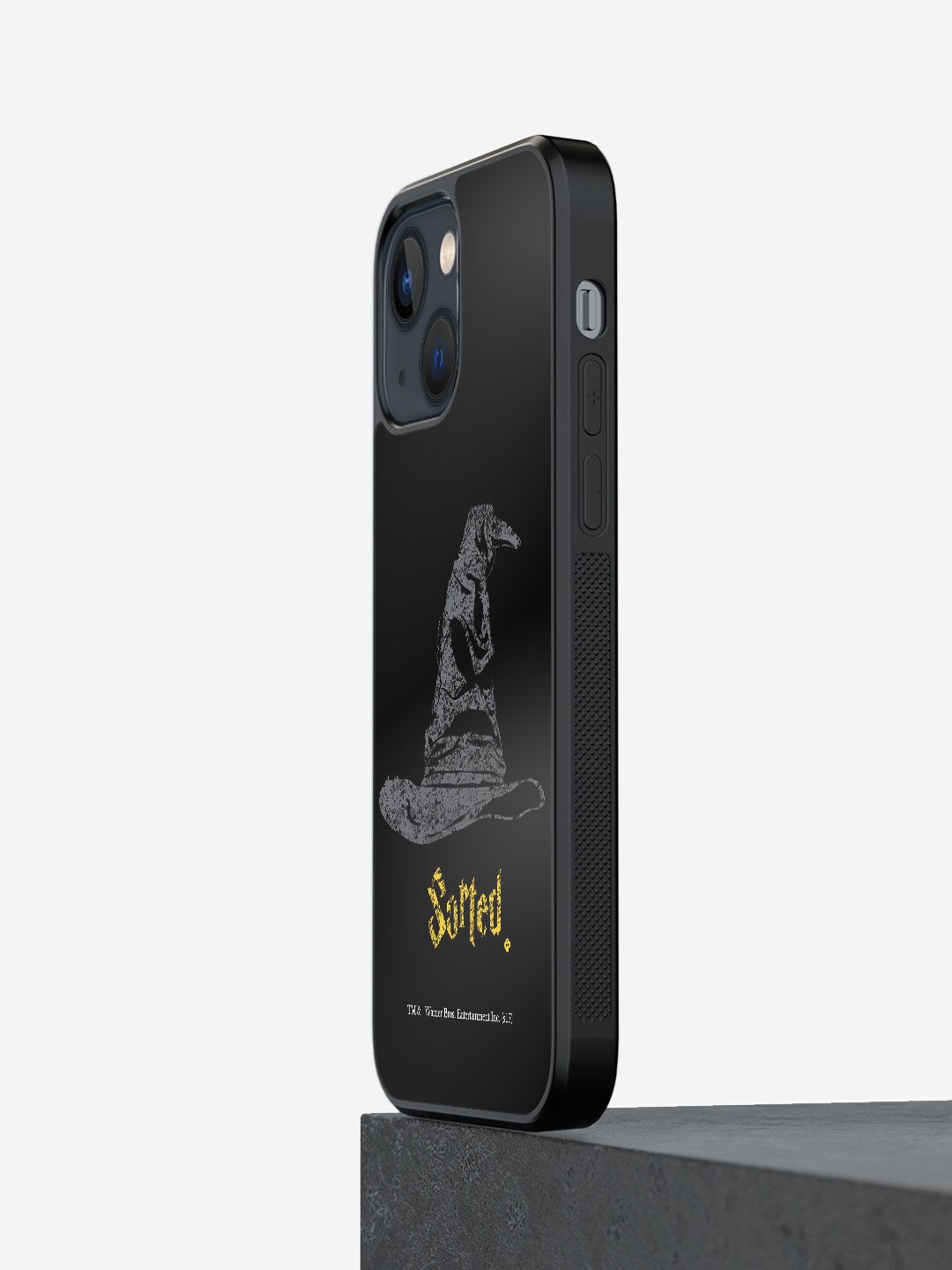 

macmerise Black & Grey Sorting Hat Printed iPhone 13 Mini Bumper Mobile Phone Case
