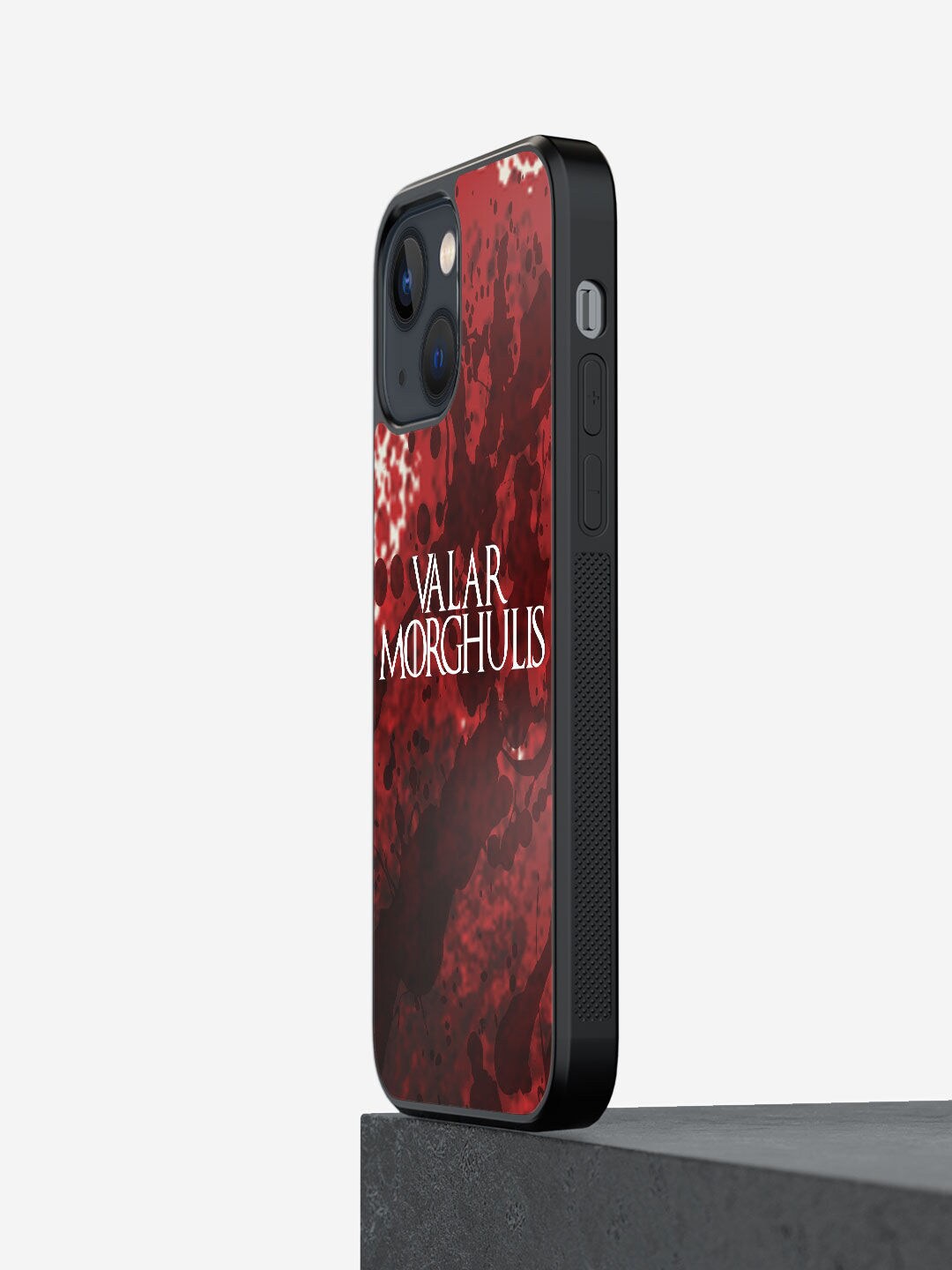 

macmerise Red Printed Valar Morghulis iPhone 13 Mini Bumper Case