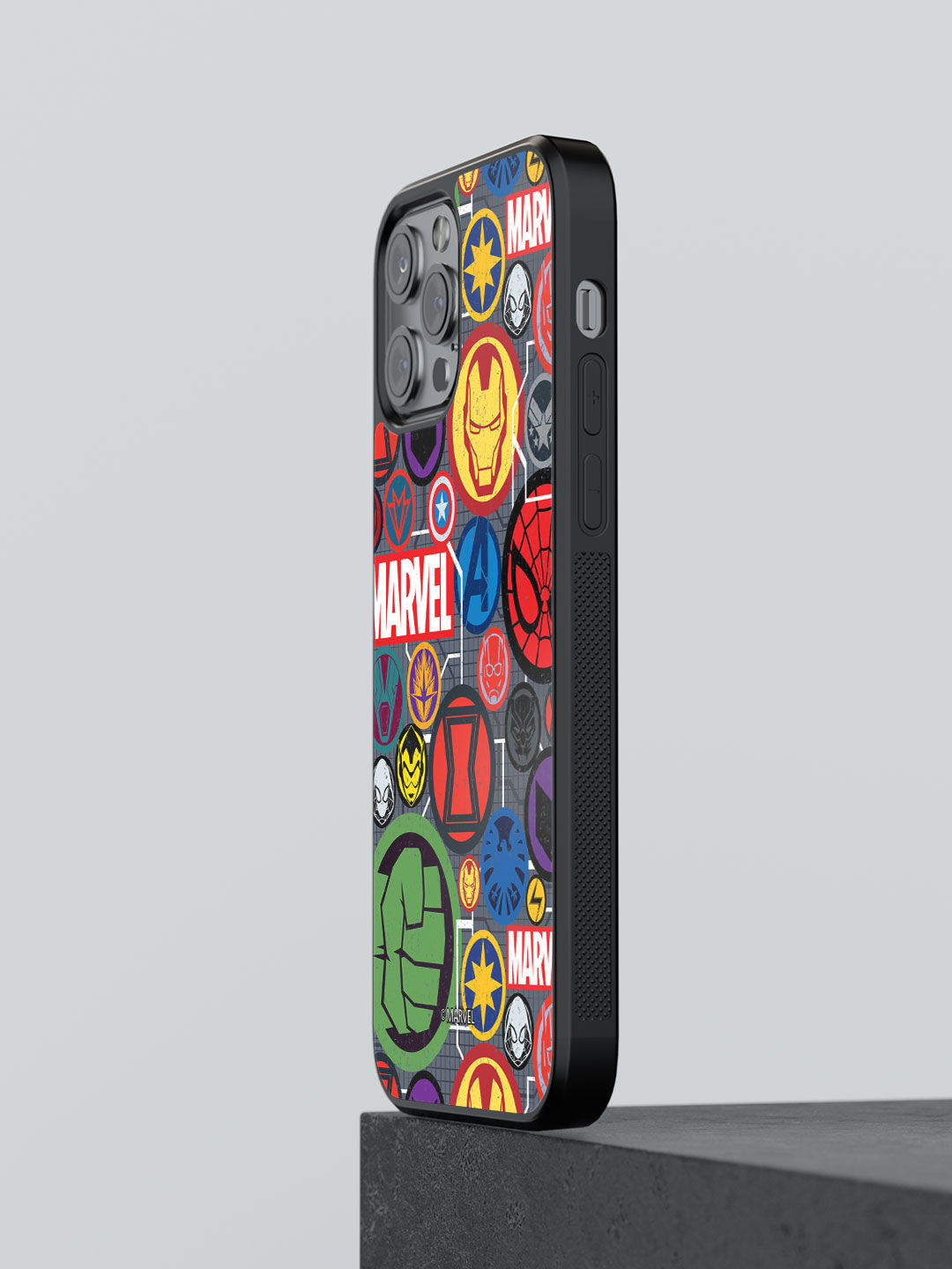 

macmerise Black Printed Payal Singhal Coral Navy Design iPhone 13 Pro Max Bumper Phone Back Case