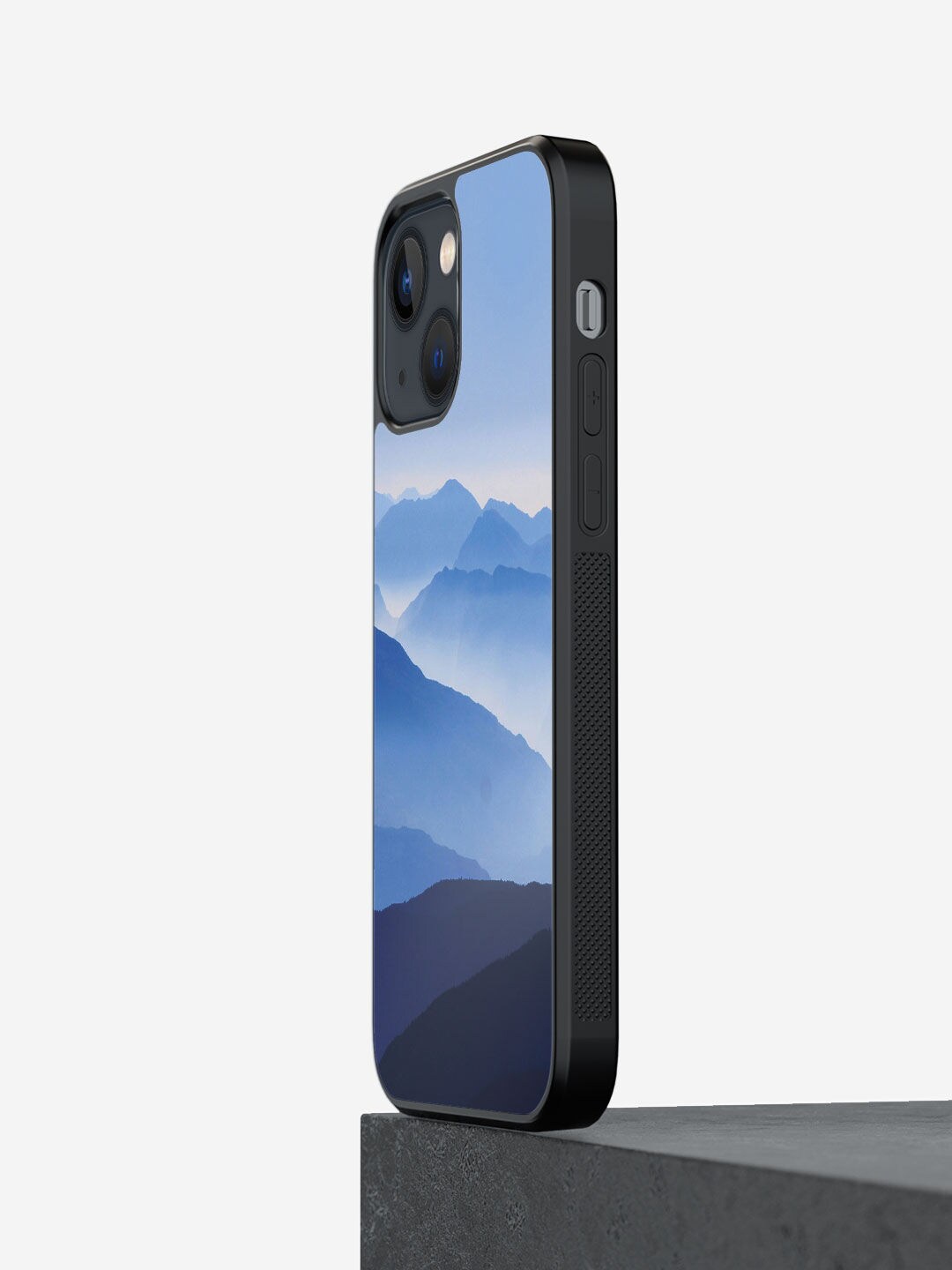 

macmerise Blue The High Mountains Design IPhone 13 Mini Bumper Phone Back Case