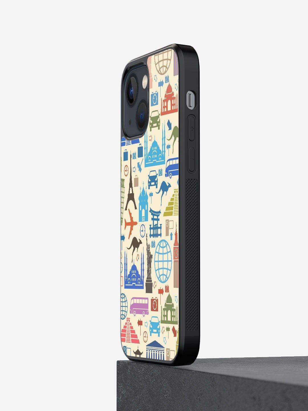 

macmerise Blue Printed iPhone 13P Mini Bumper Back Case