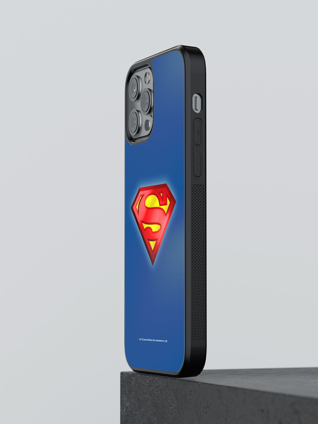 

macmerise Logo Superman Design iPhone 13 Pro Phone Back Case, Blue