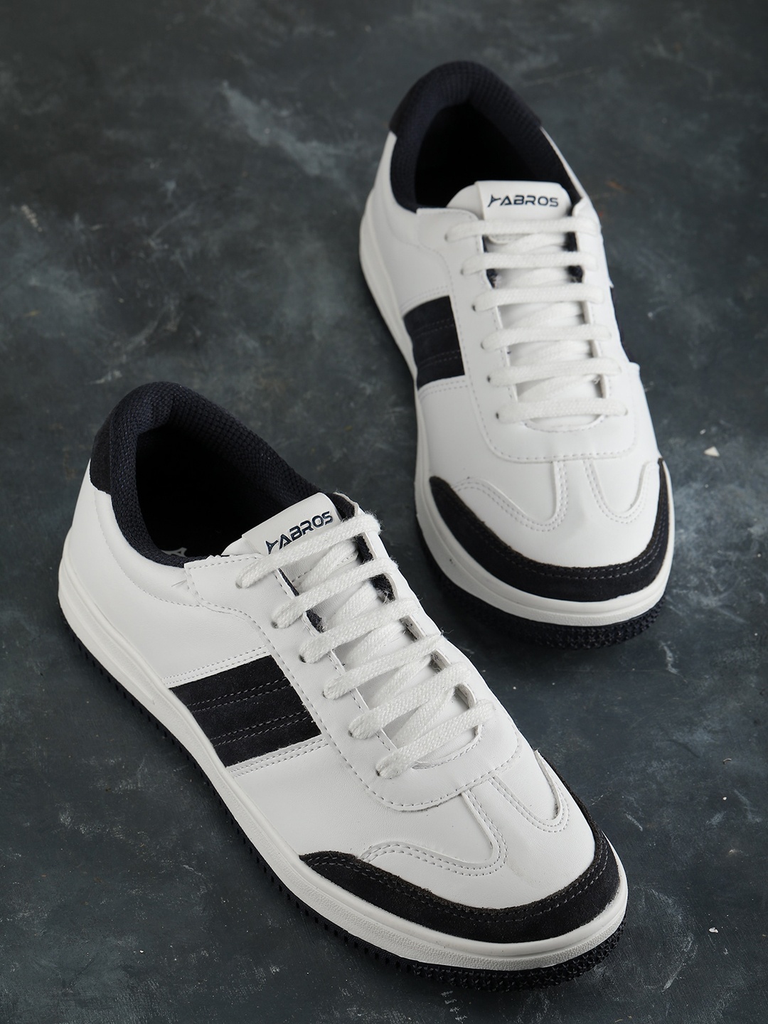 

ABROS Men Techno-3 Smart Causal Sneaker Shoes, White