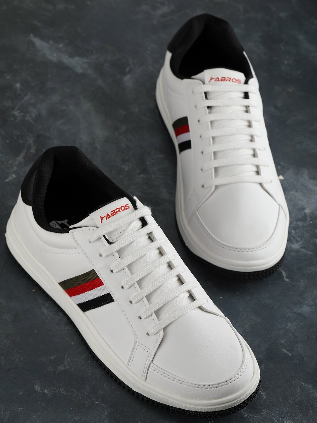

ABROS Men Techno-2 Smart Causal Sneaker Shoes, White