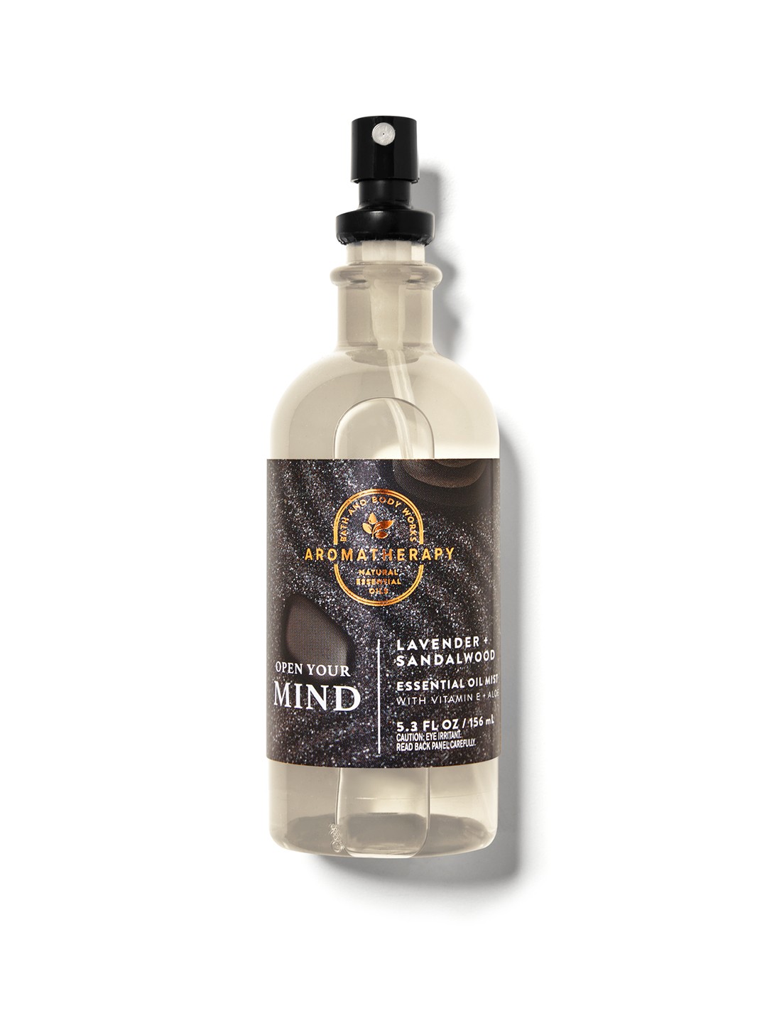 

Bath & Body Works Women Open Your Mind Lavender + Sandalwood Essential Oil Mist-156ml, Transparent