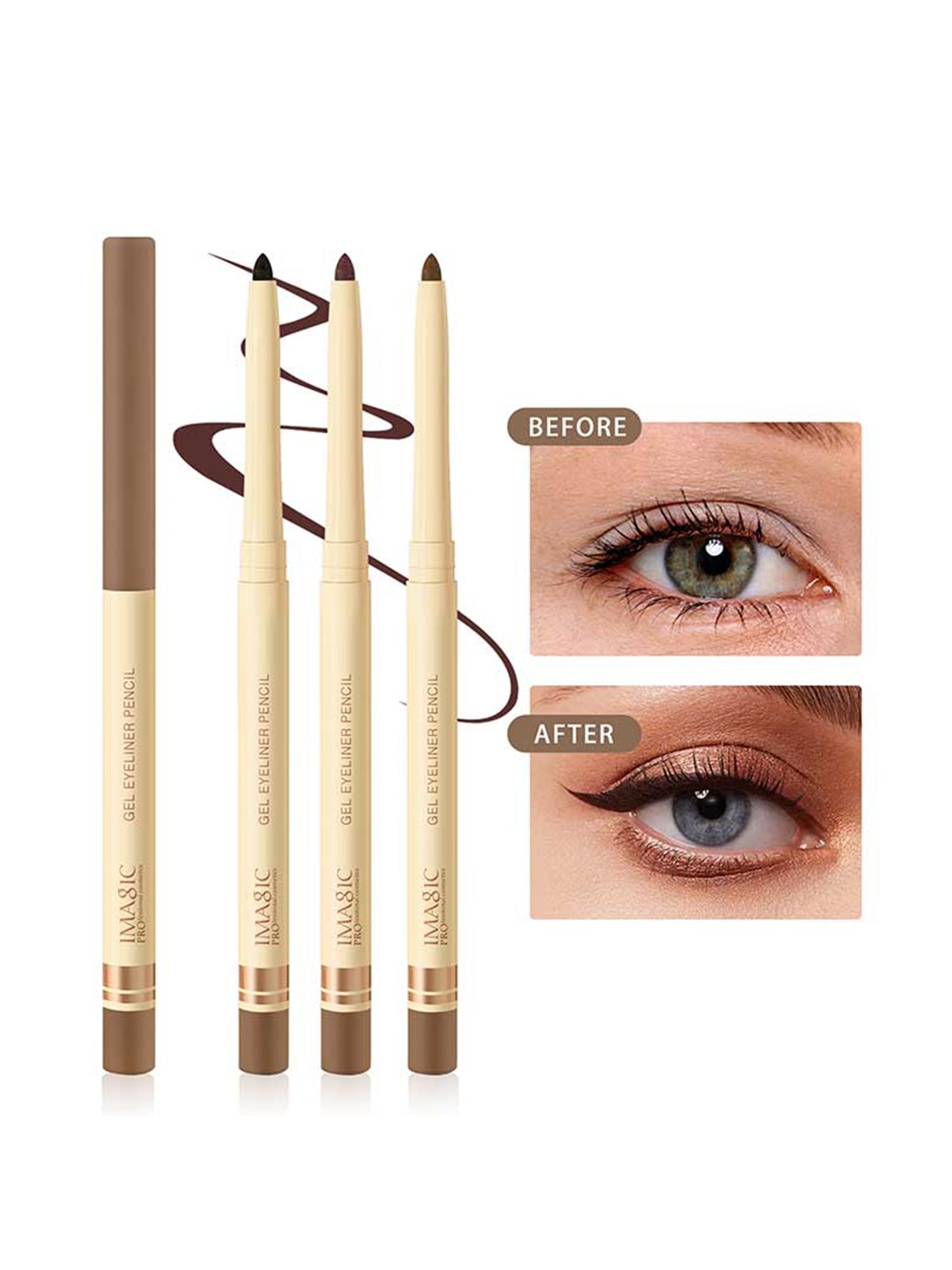 

IMAGIC Gel Eyeliner Pencil 0.35g- Black