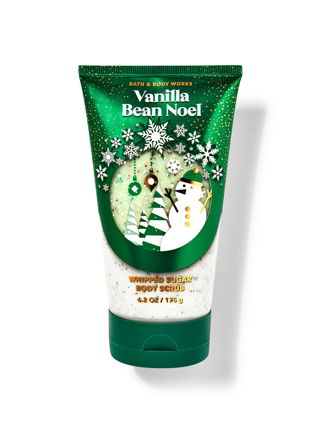 

Bath & Body Works Vanilla Bean Noel Whipped Sugar Body Scrub with Shea Butter - 175g, Green