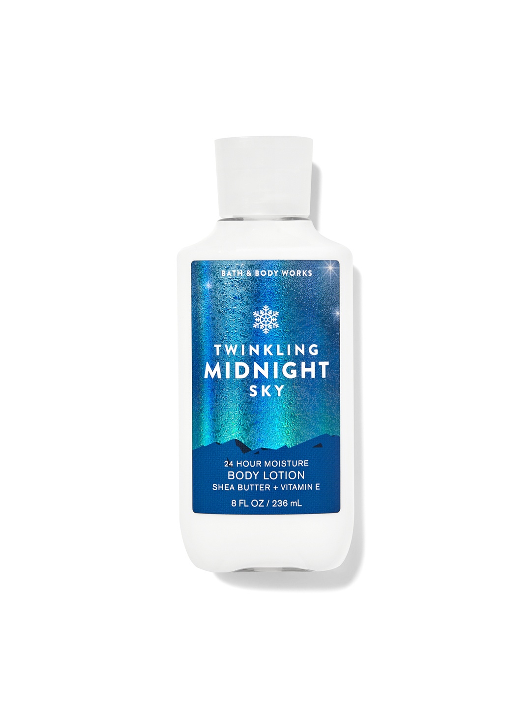 

Bath & Body Works Twinkling Midnight Sky 24 hr Moisture Body Lotion - 236 ml, White