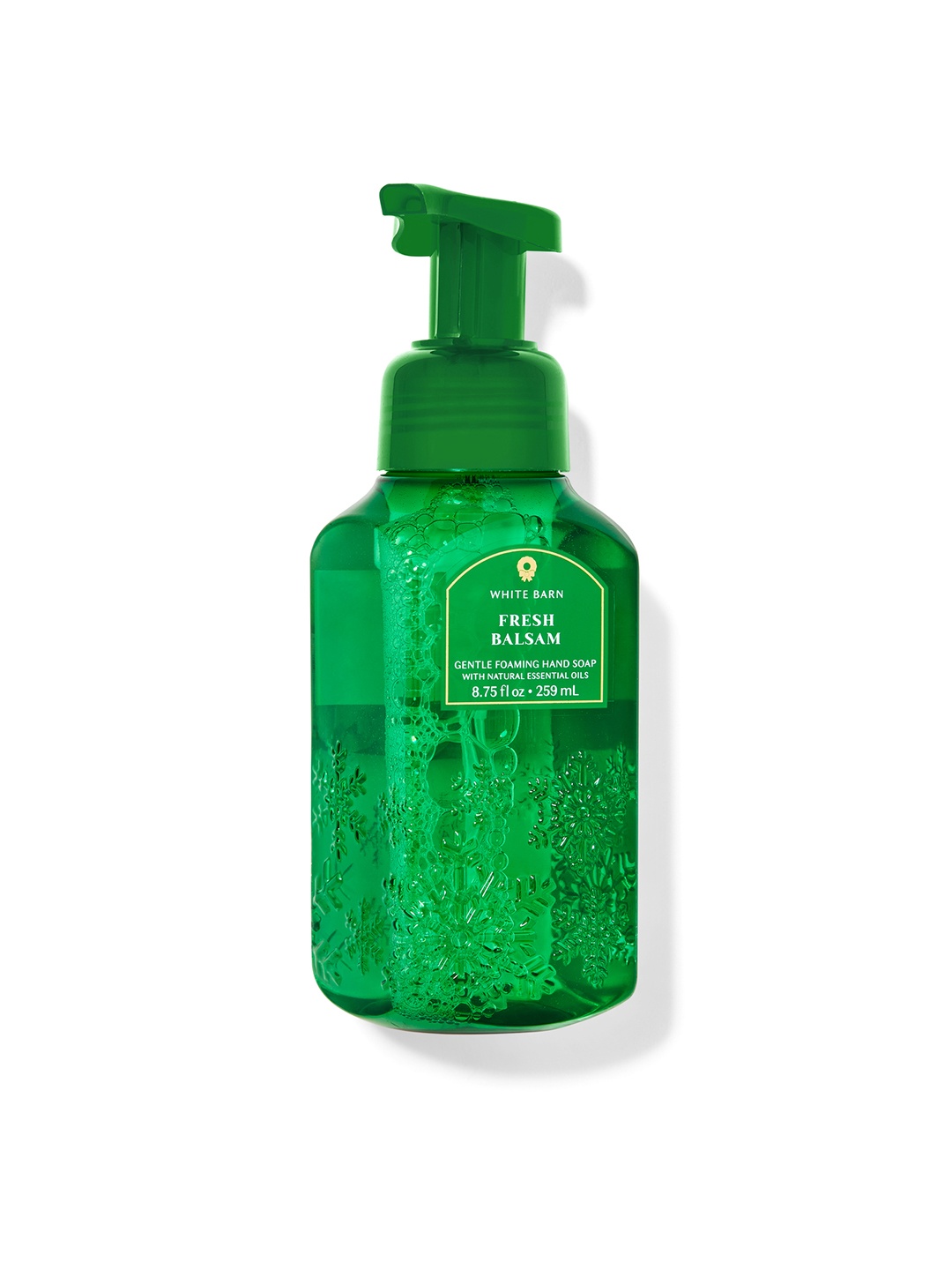 

Bath & Body Works White Barn Fresh Balsam Gentle Foaming Hand Soap - 259 ml, Green