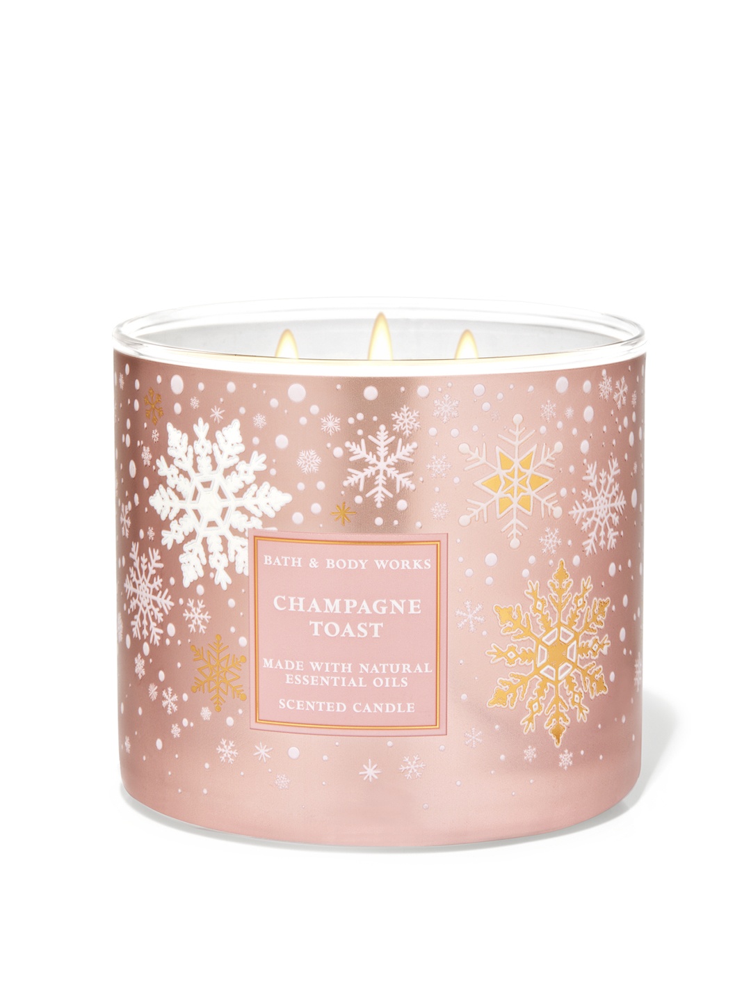 

Bath & Body Works Champagne Toast 3-Wick Scented Candle - 411 g, Peach