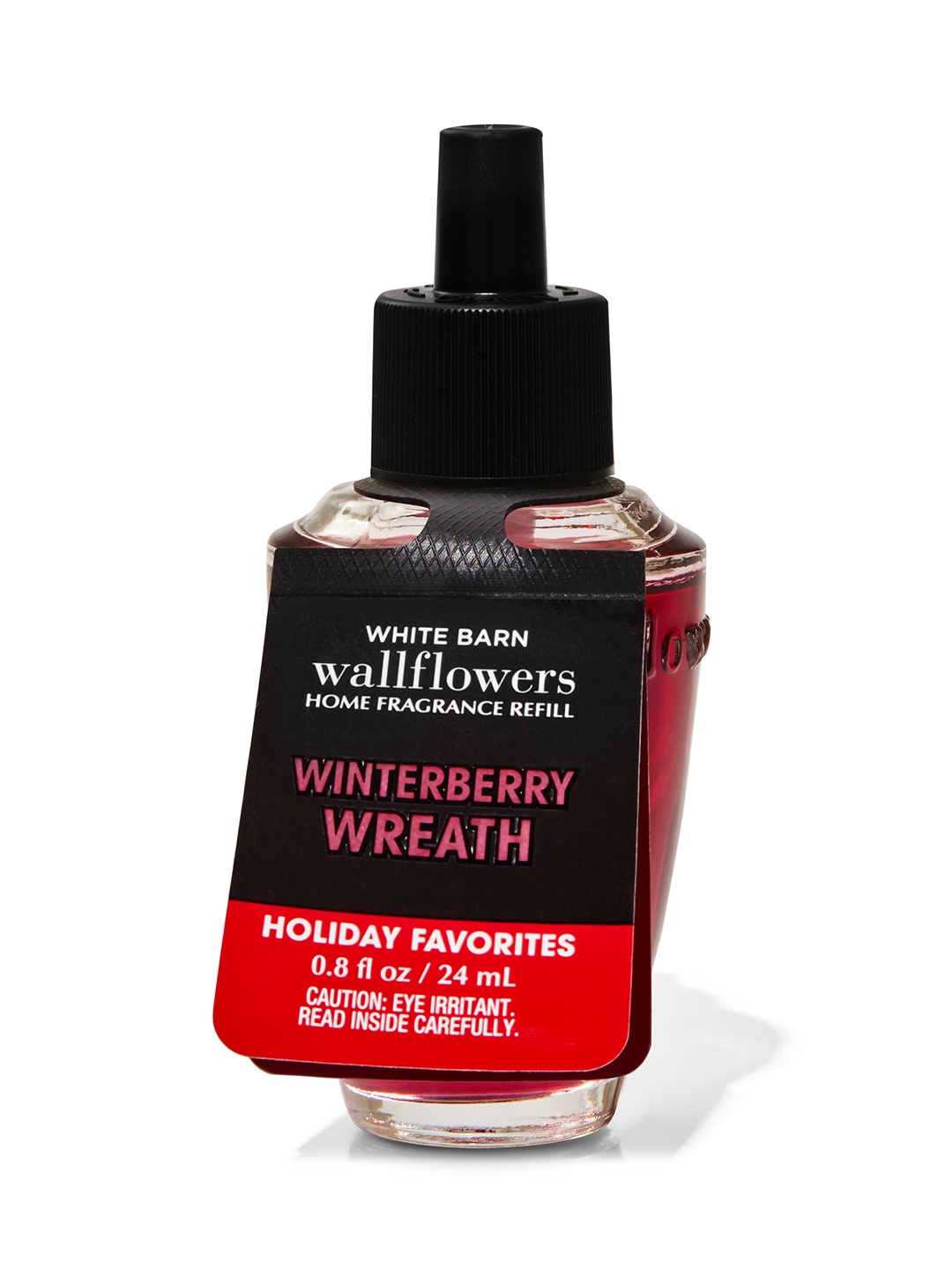 

Bath & Body Works Winterberry Wreath Wallflowers Fragrance Refill - 24 ml, Red