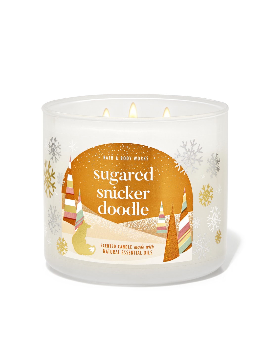 

Bath & Body Works JOY Sugared Snickerdoodle 3-Wick Candle - 411 g, Green