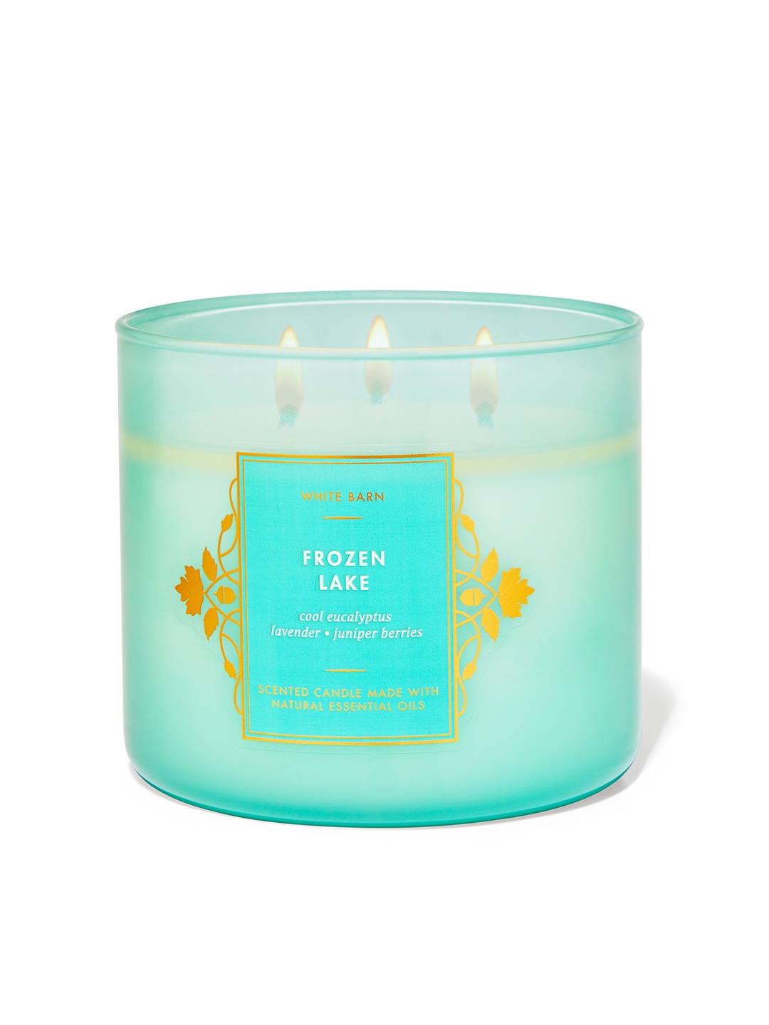 

Bath & Body Works Frozen Lake 3-Wick Scented Candle - 411 g, Blue