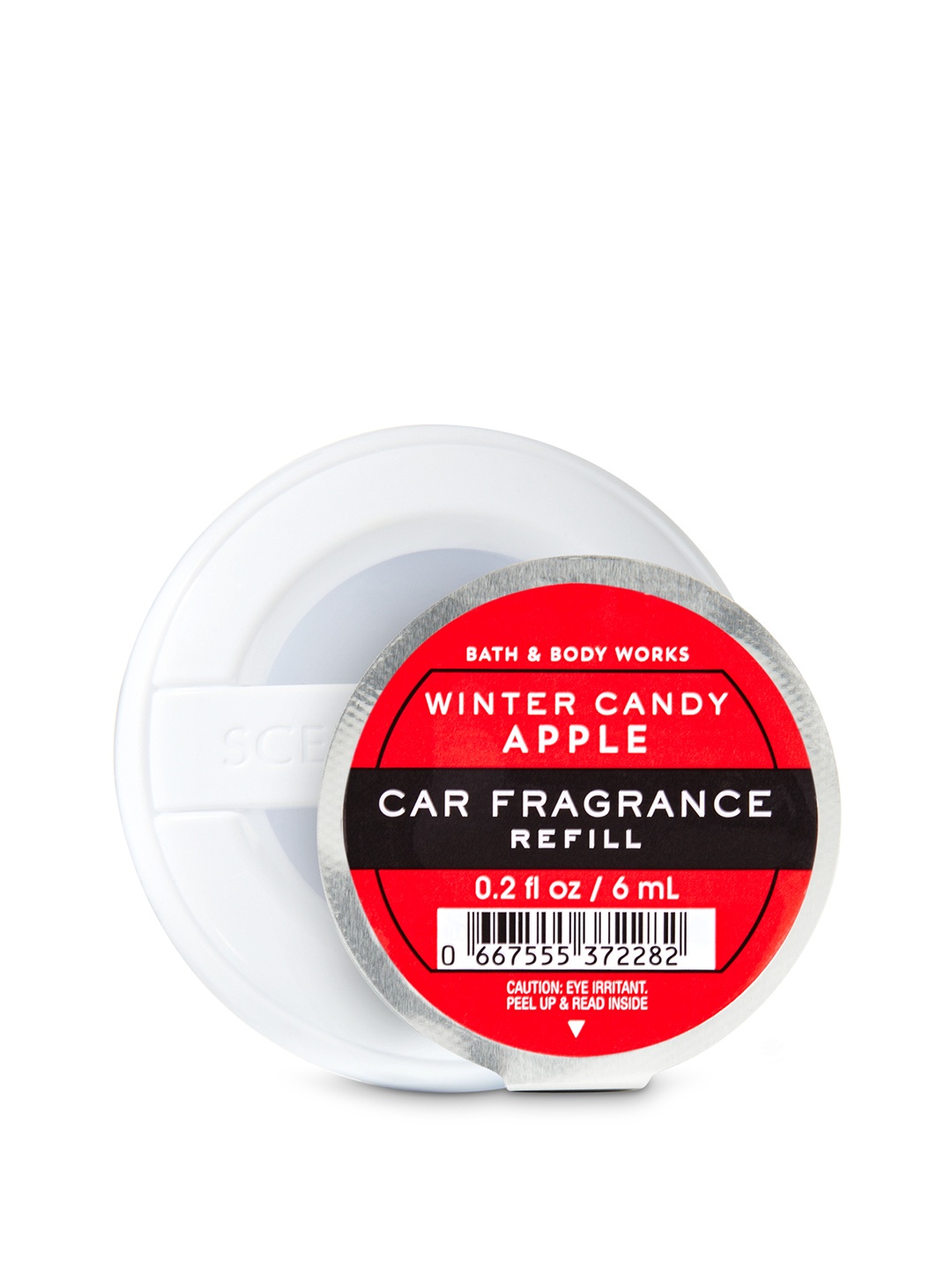 

Bath & Body Works Winter Candy Apple Car Fragrance Refill - 6 ml, Red