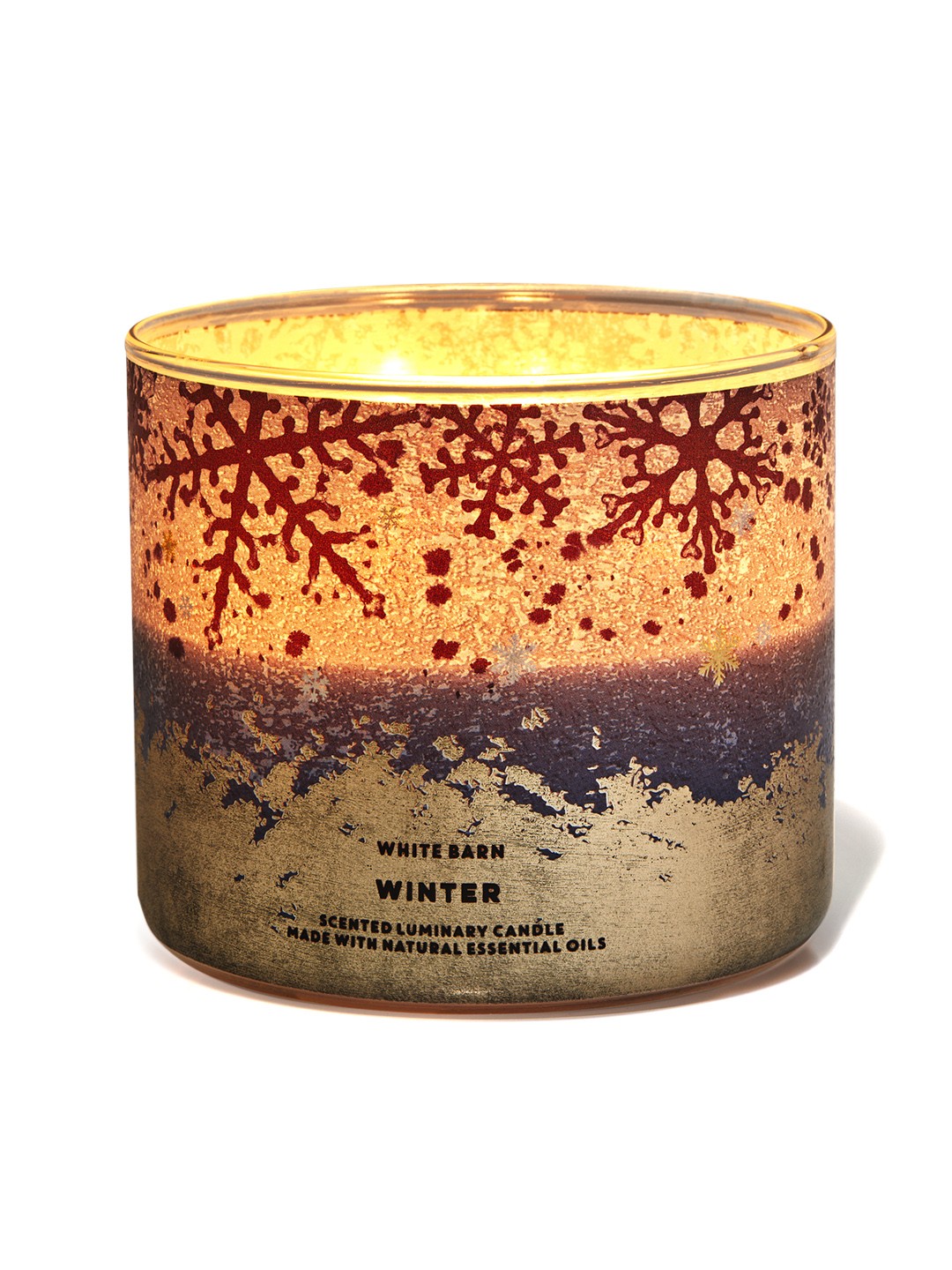 

Bath & Body Works Winter 3-Wick Scented Candle - 411 g, Grey