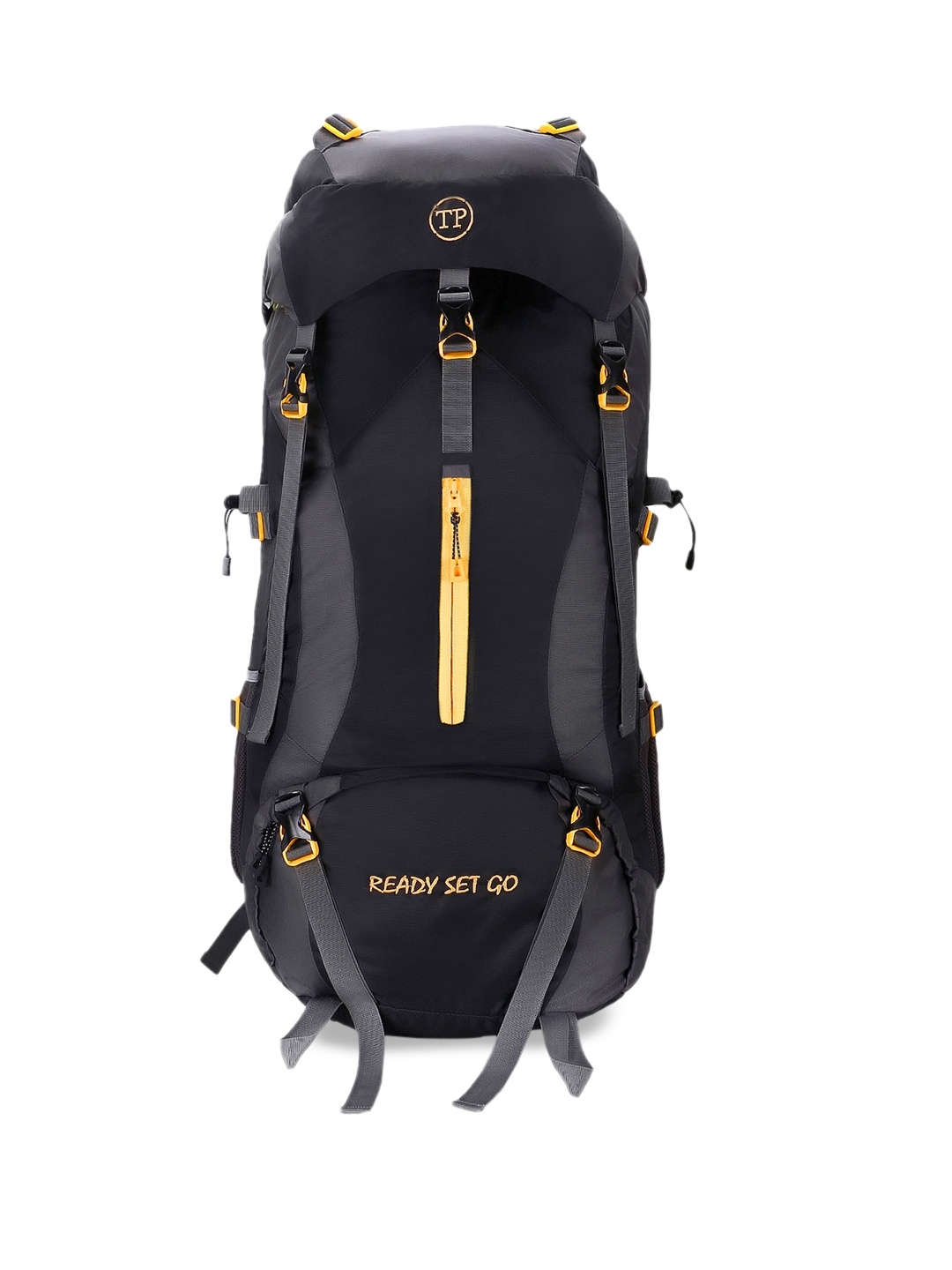 

TRAVEL POINT Black Solid Waterproof Rucksacks