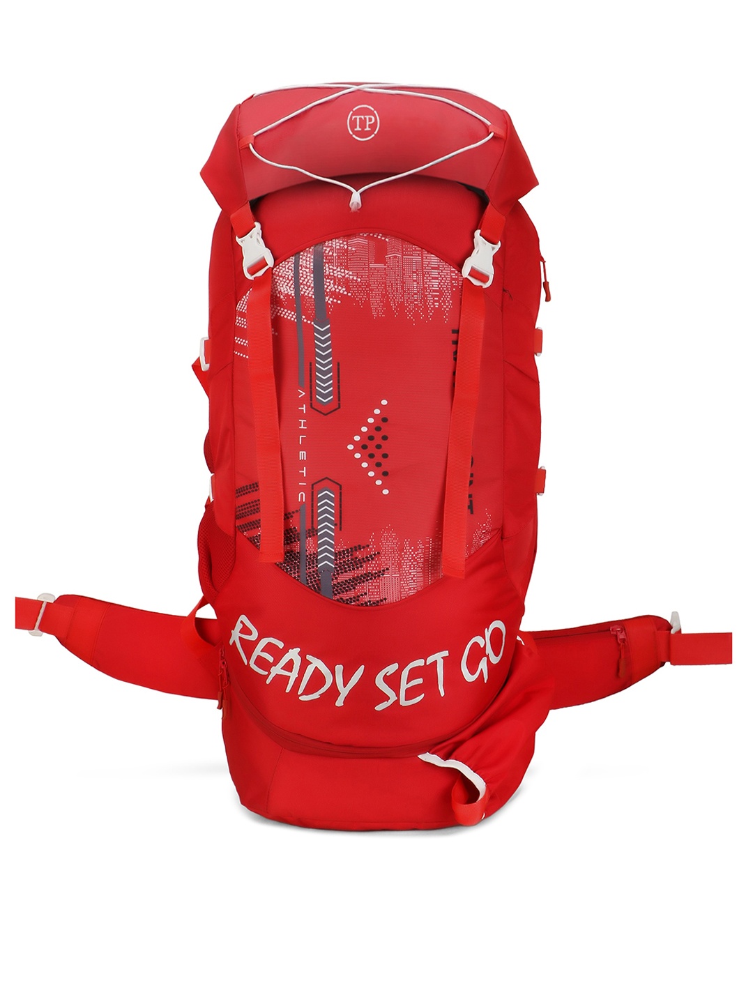 

TRAVEL POINT Red Printed Waterproof Rucksacks