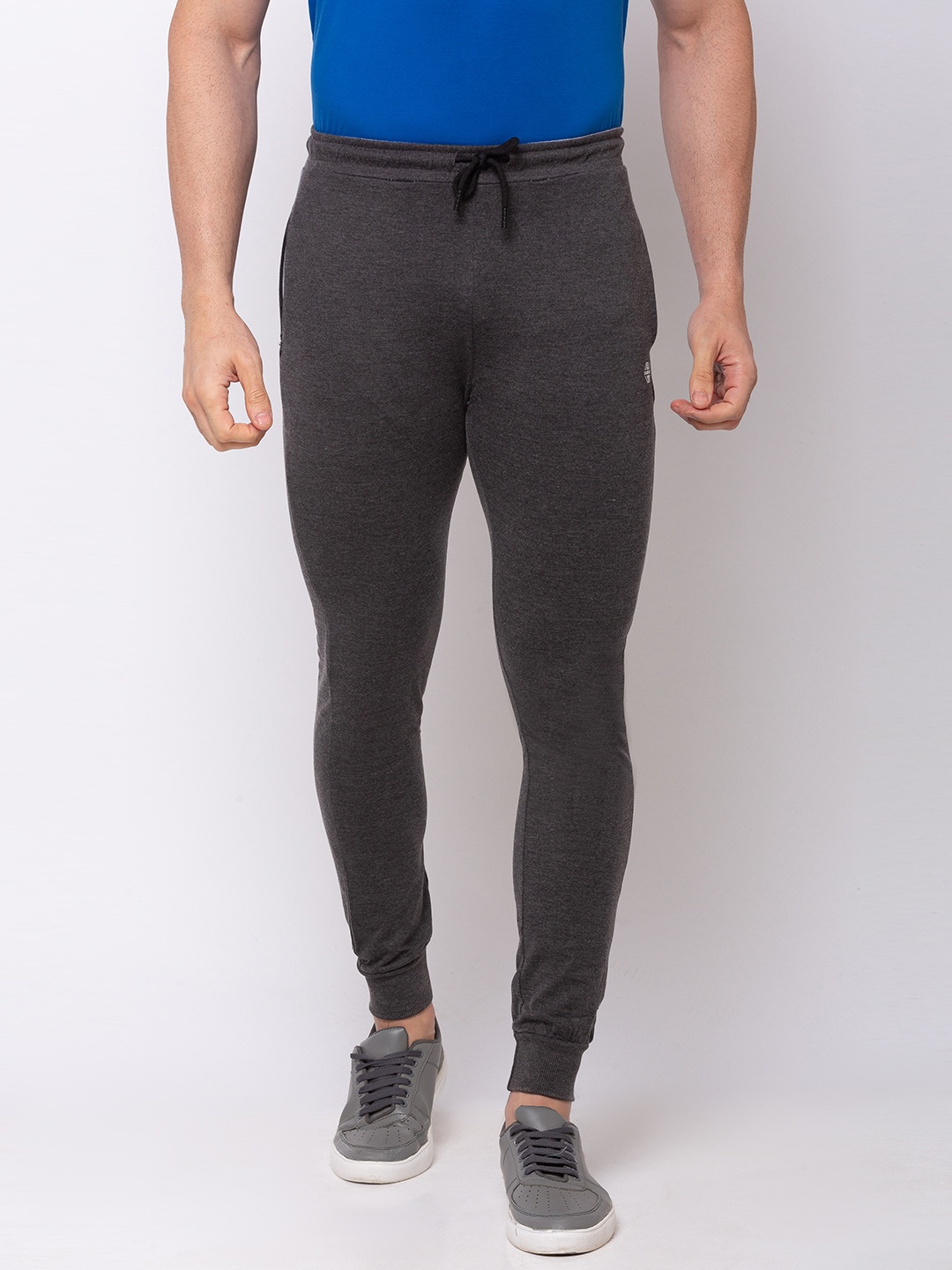 

Status Quo Men Grey Solid Cotton Jogger