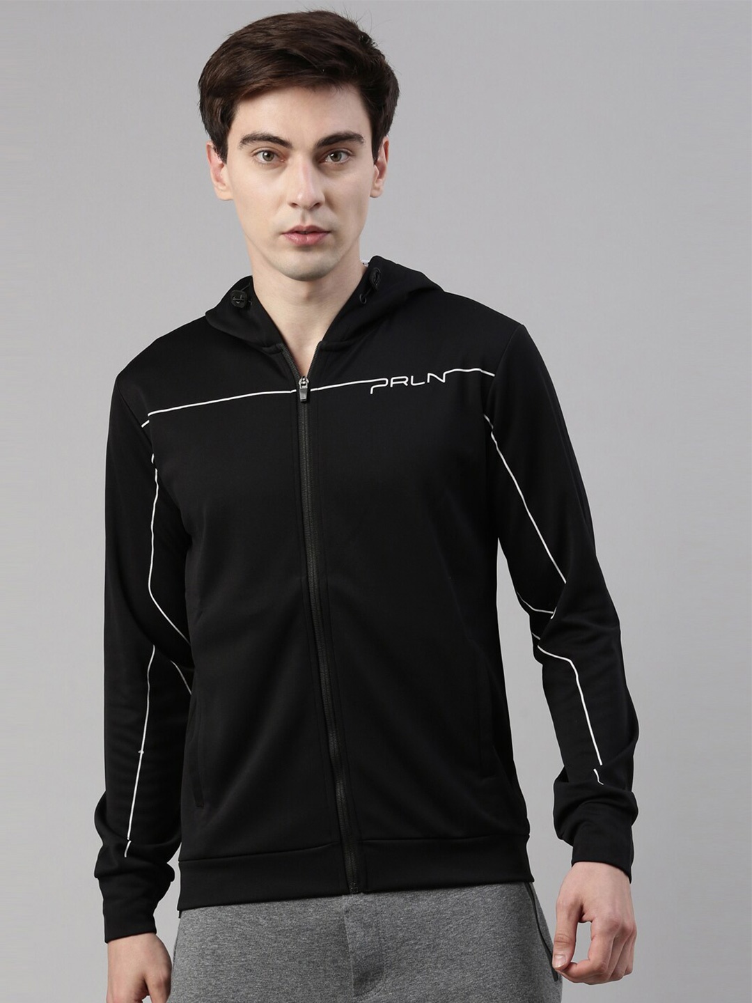 

Proline Active Men Black Solid Sweatshirt