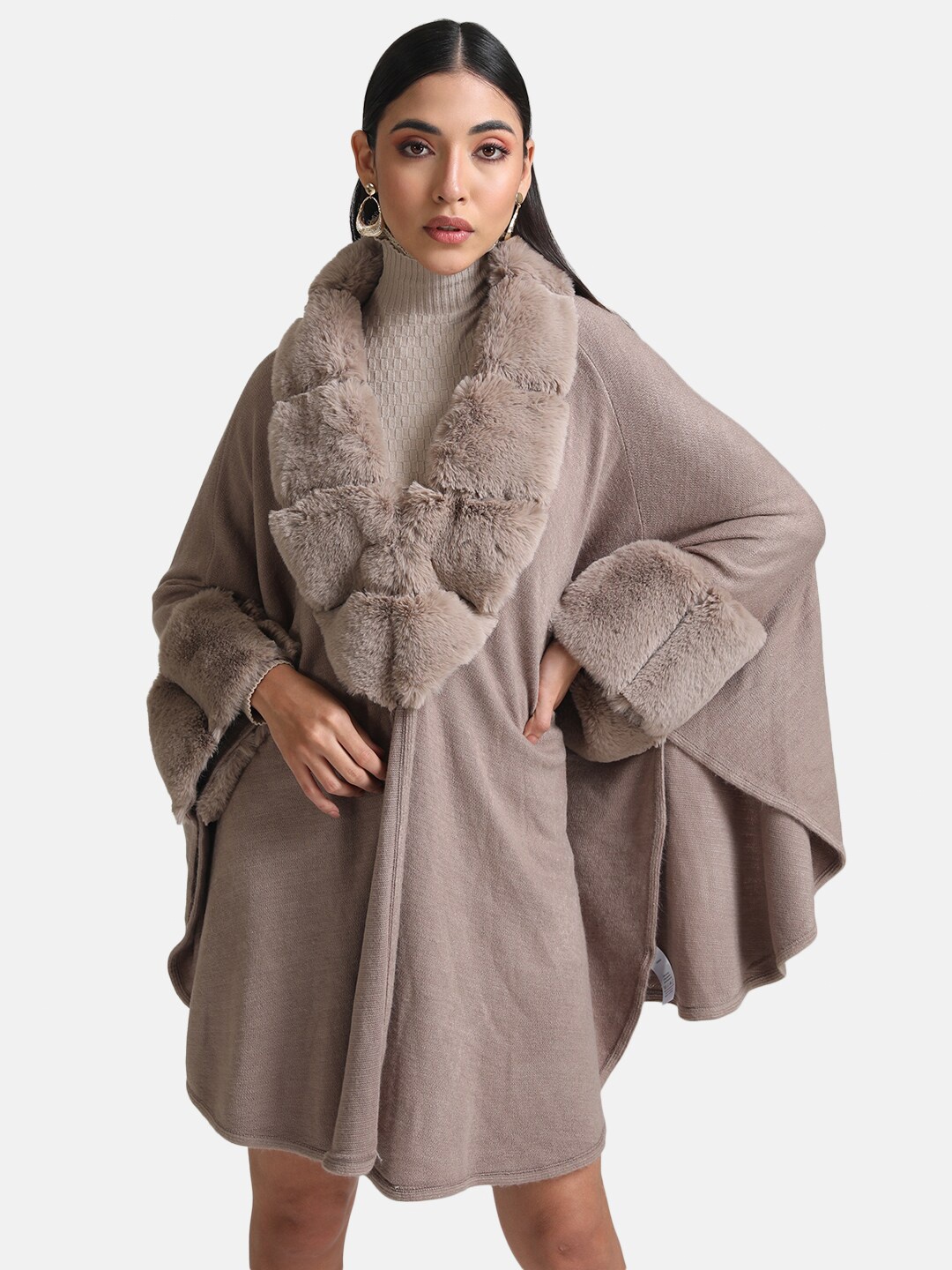 

Kazo Women Grey Asymmetric Longline Sweater