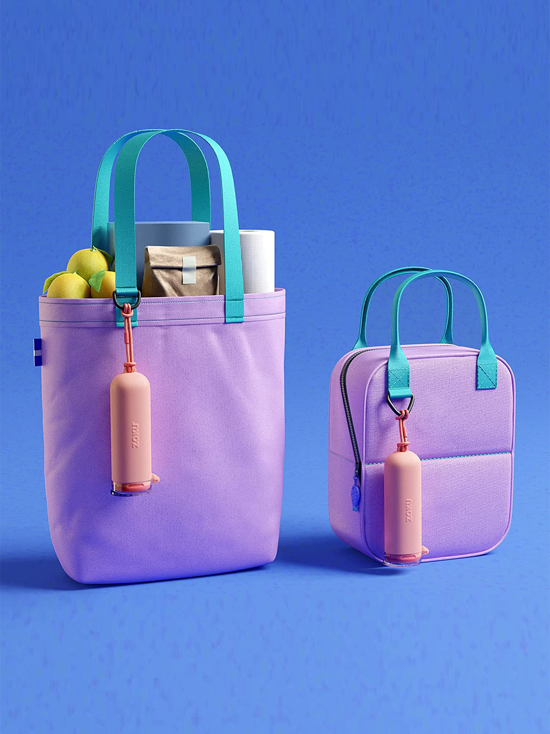 

ZOKU Peach Pocket Wipe Dispensers