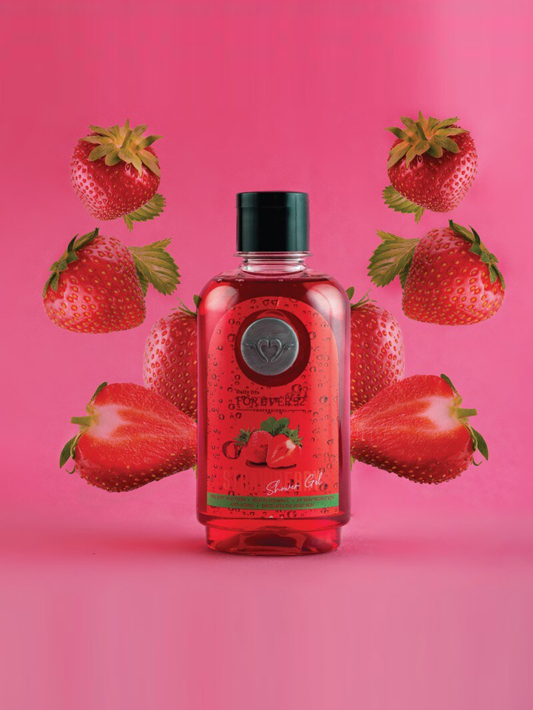 

Daily Life Forever52 Strawberry Shower Gel 250ml, Pink