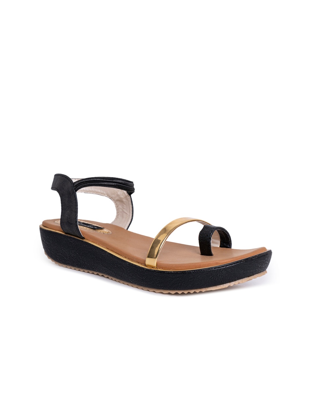 

Funku Fashion Women Black One Toe Flats