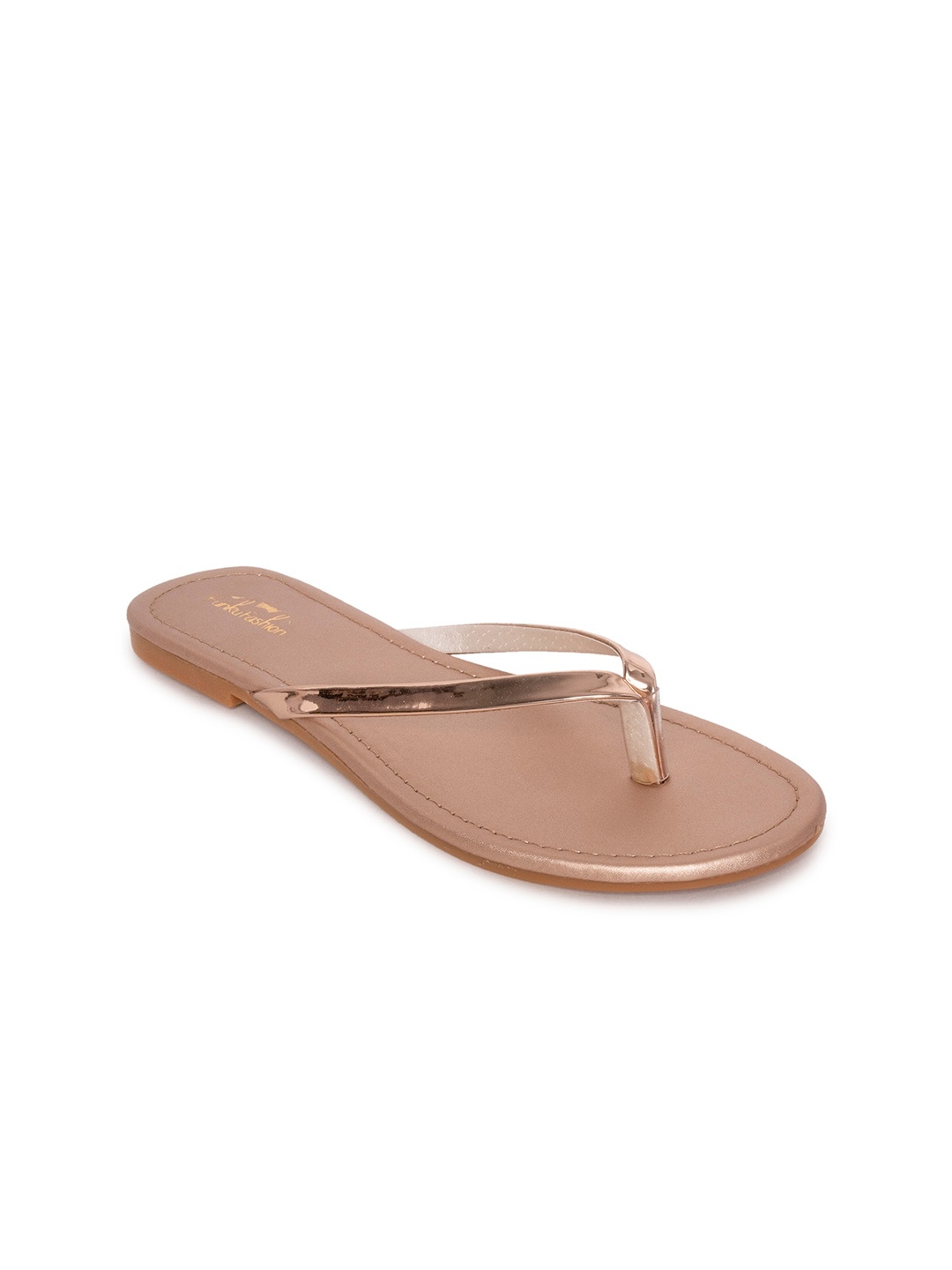 

Funku Fashion Women Peach-Coloured Open Toe Flats