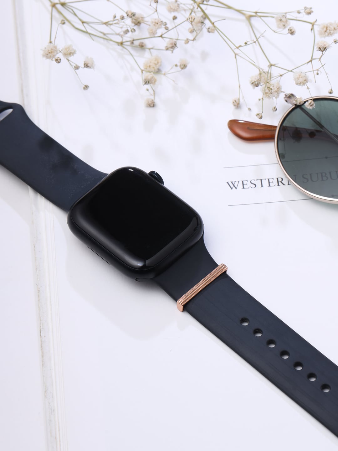 

Mitali Jain Women Rose Gold-Toned Wires Watch Band