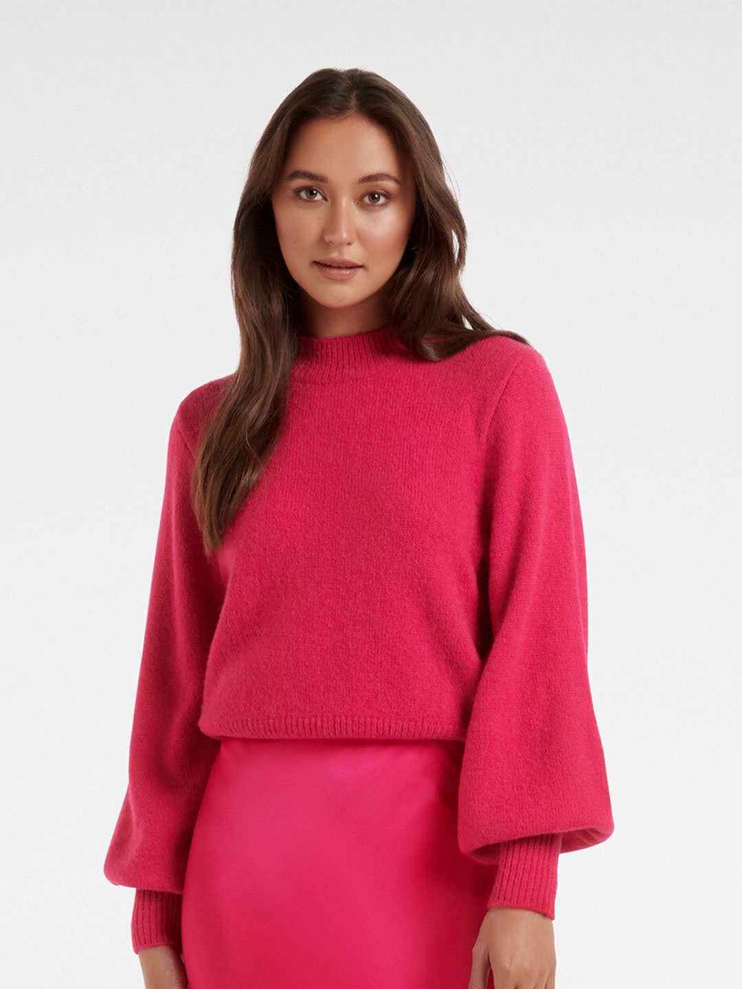 

Forever New Women Pink Pullover Sweaters
