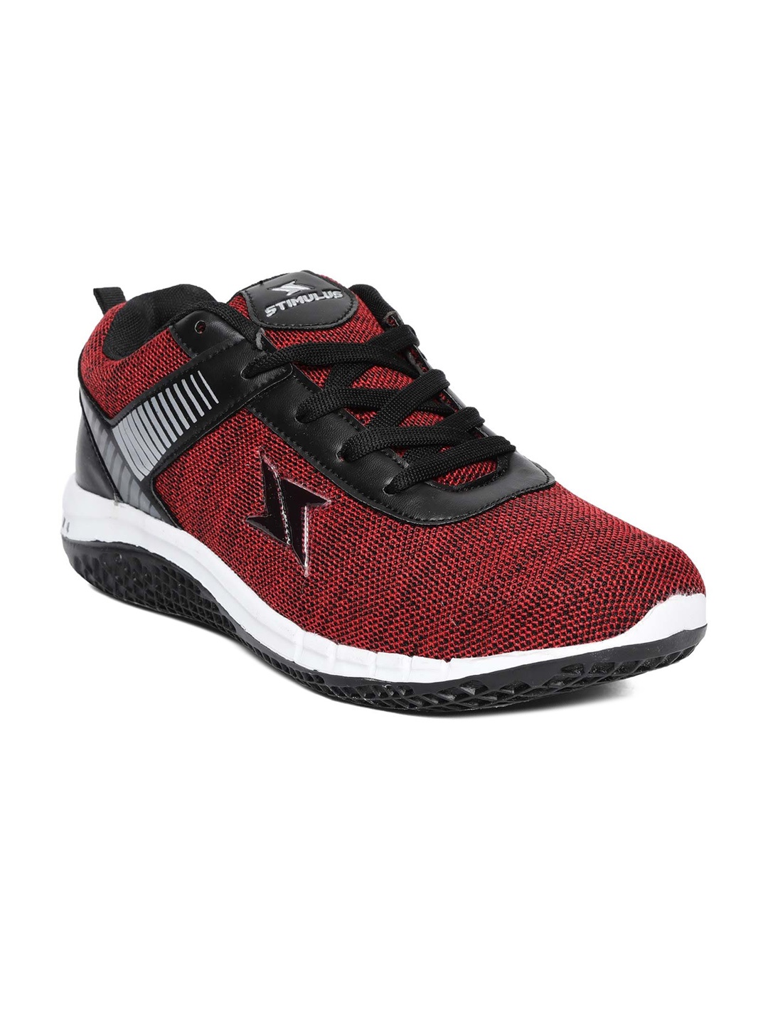 

Paragon Men Red Woven Design Casual Sneakers