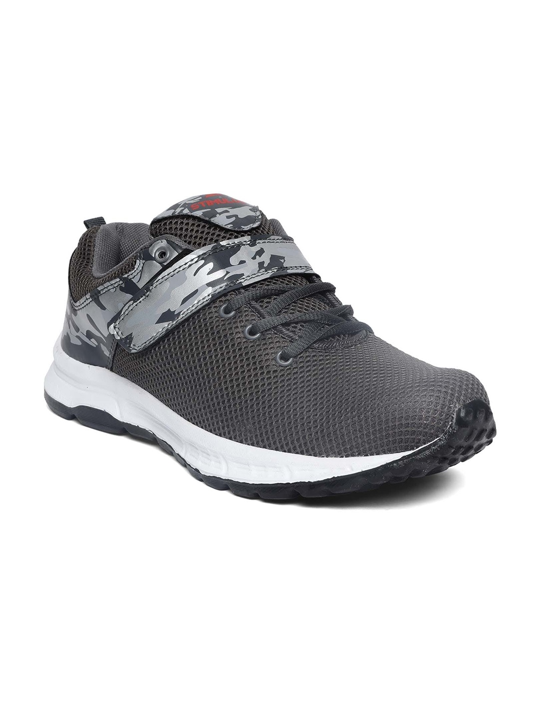 

Paragon Men Grey Woven Design Casual Sneakers
