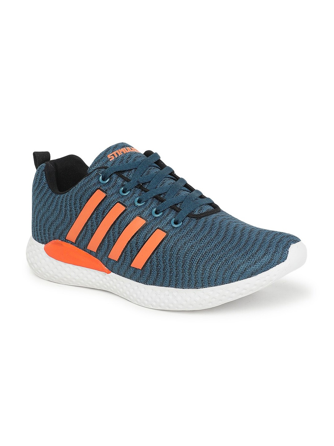 

Paragon Men Sea Green Woven Design Casual Sneakers