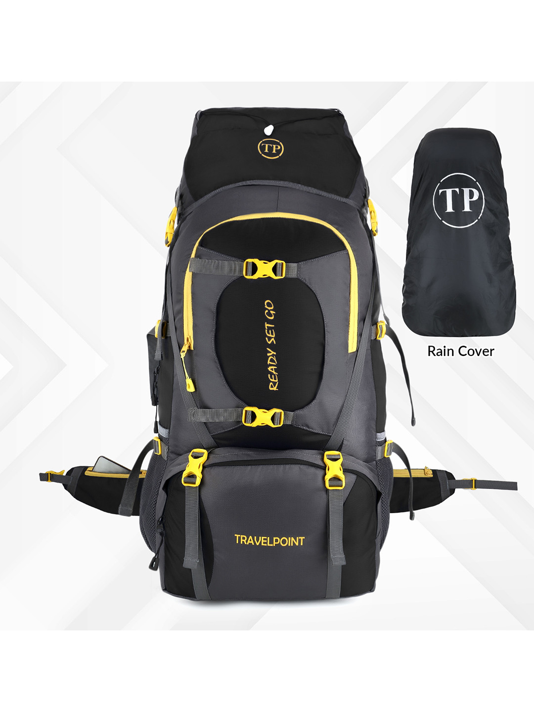 

TRAVEL POINT Grey Solid Rucksack