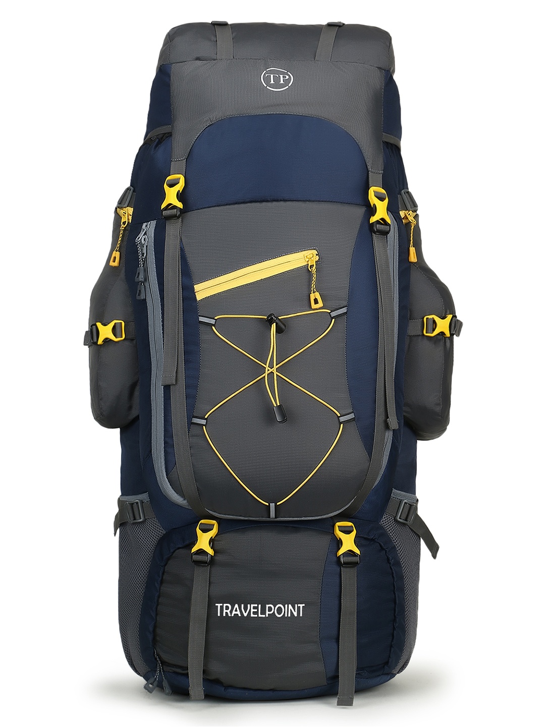 

TRAVEL POINT Navy Blue Solid Rucksack
