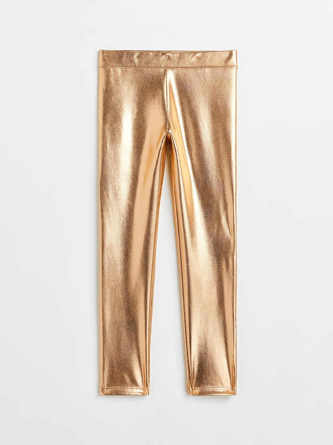 

H&M Girls Gold Solid Leggings