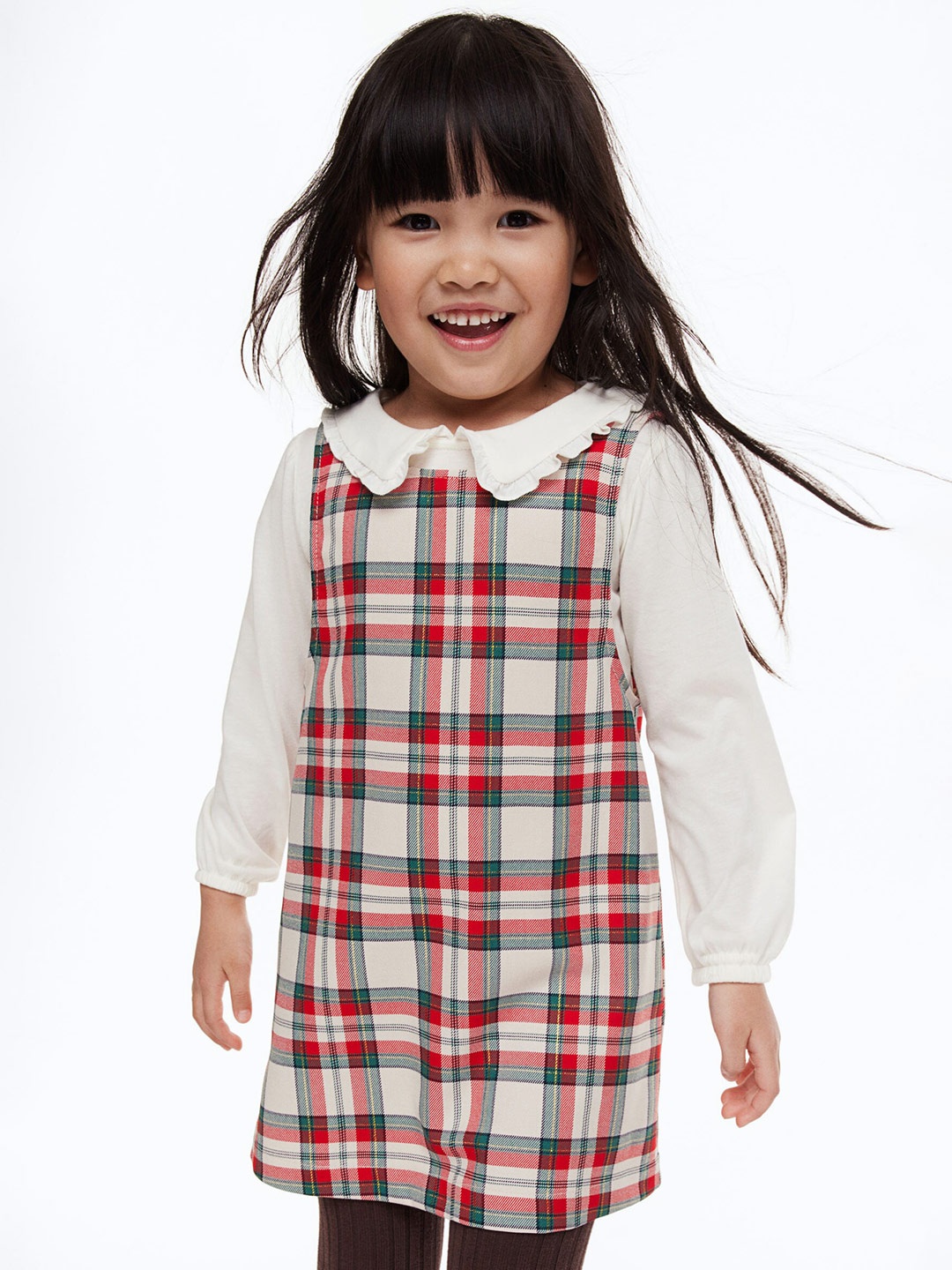 

H&M Girls White & Red 2-Piece Set
