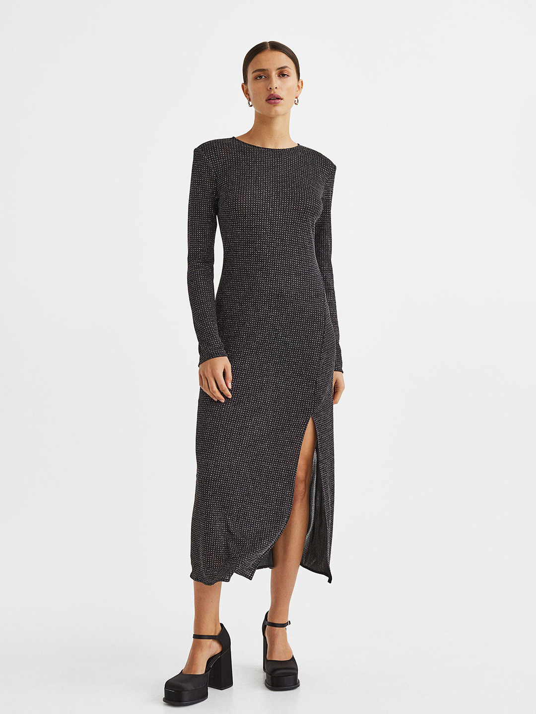 

H&M Woman Black Shimmering Dress
