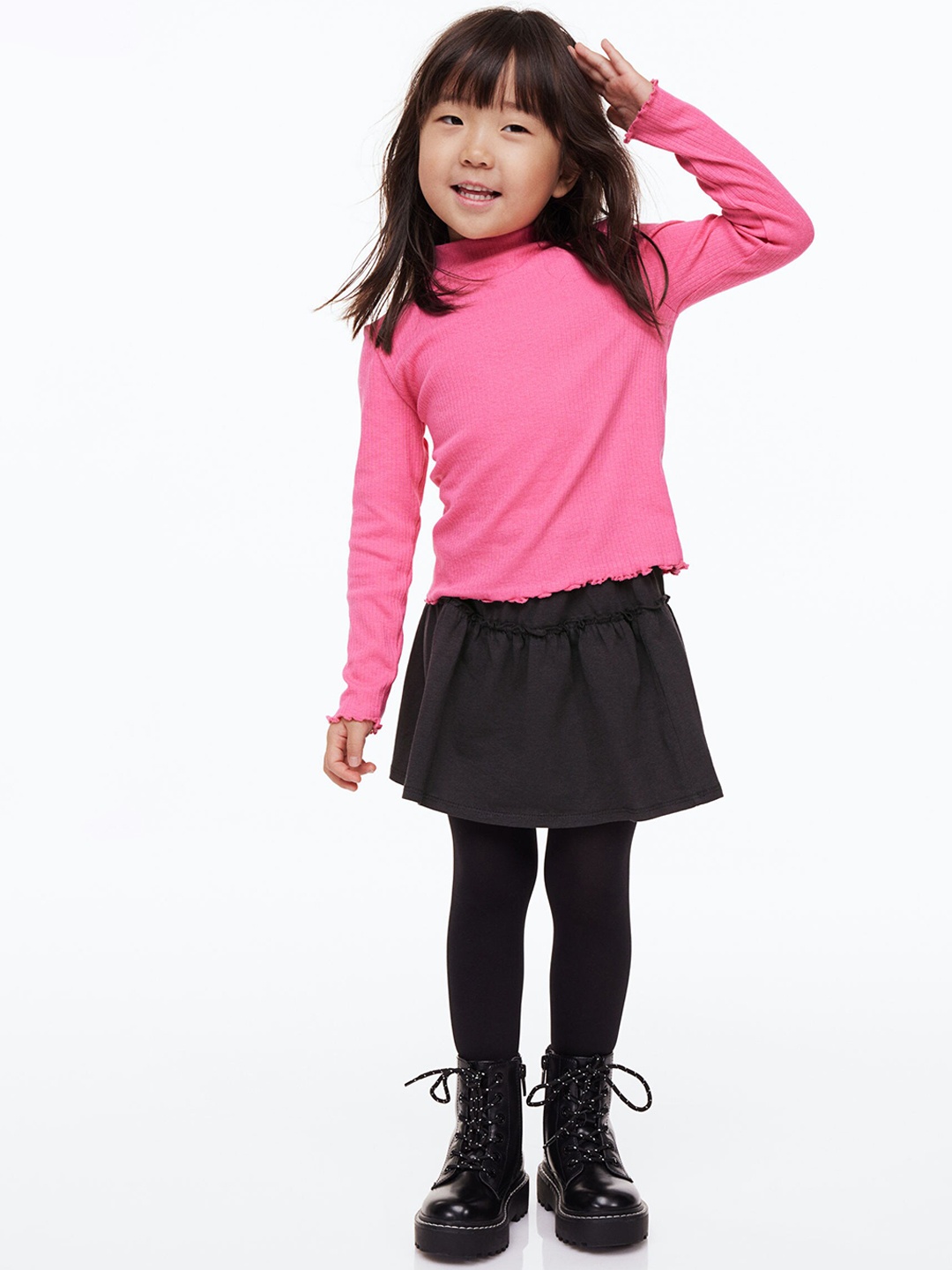

H&M Girls Pink 2-Piece Set, Grey