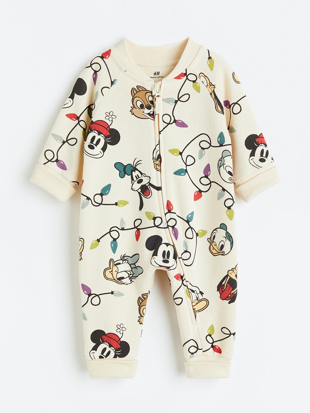 

H&M Boys Beige Sweatshirt All-In-One Suit