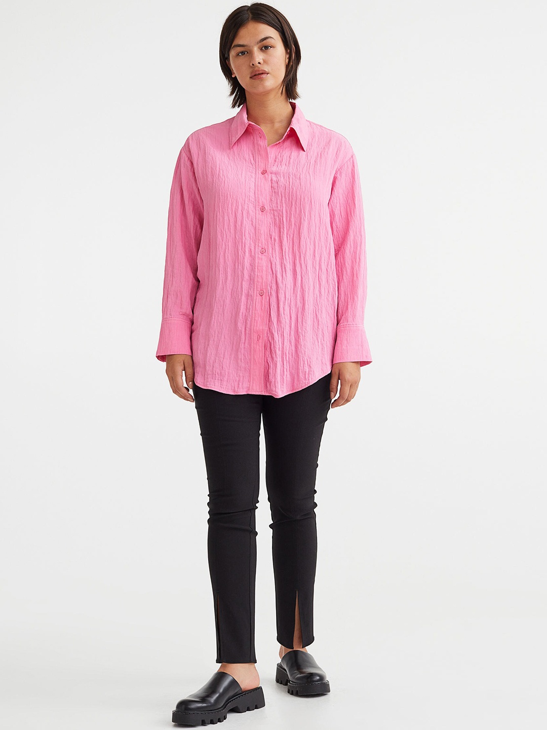 

H&M Women Black Slim Trousers