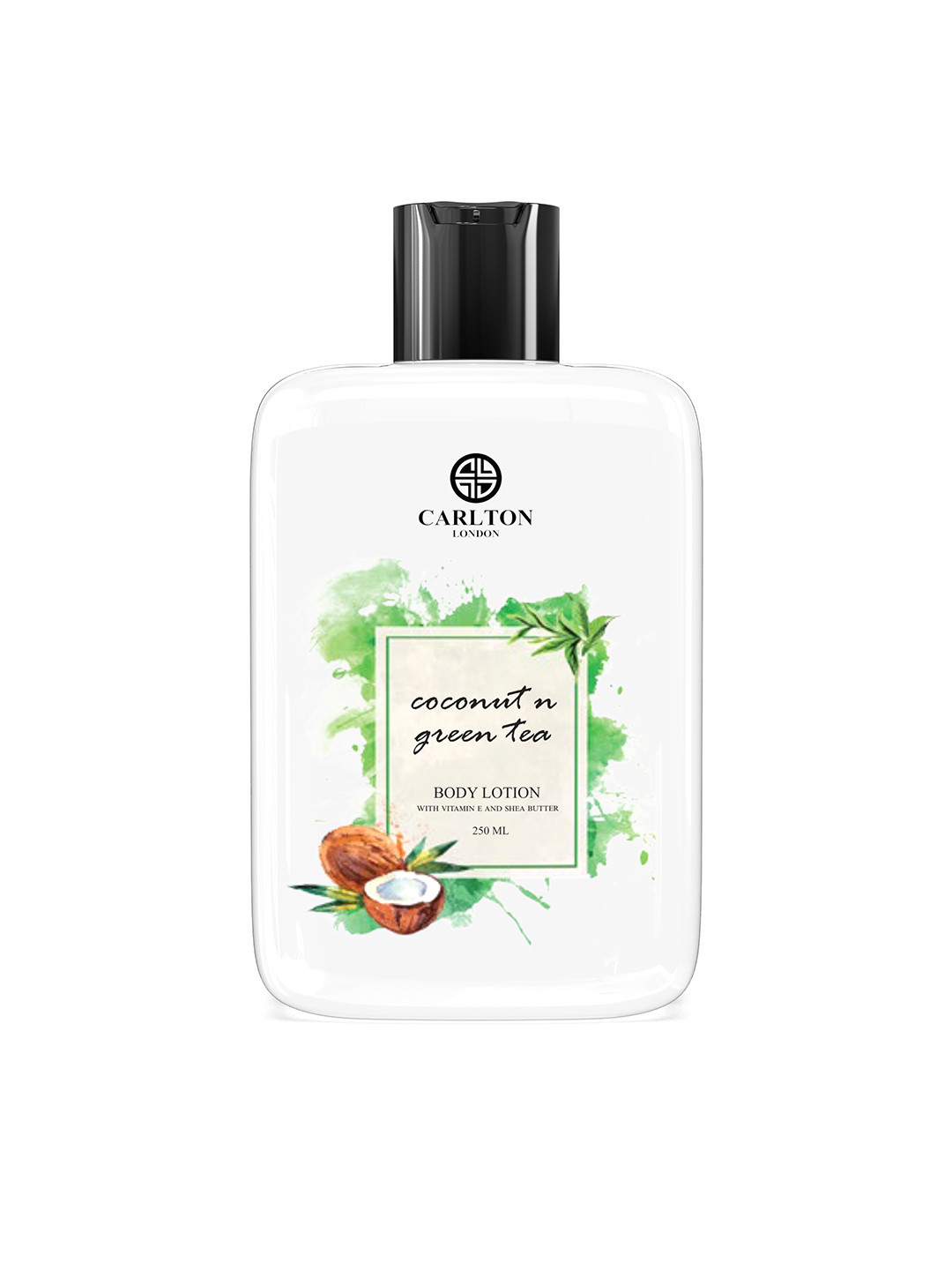 

Carlton London Coconut & Green Tea Fragrance Body Lotion with Shea Butter - 250ml, White