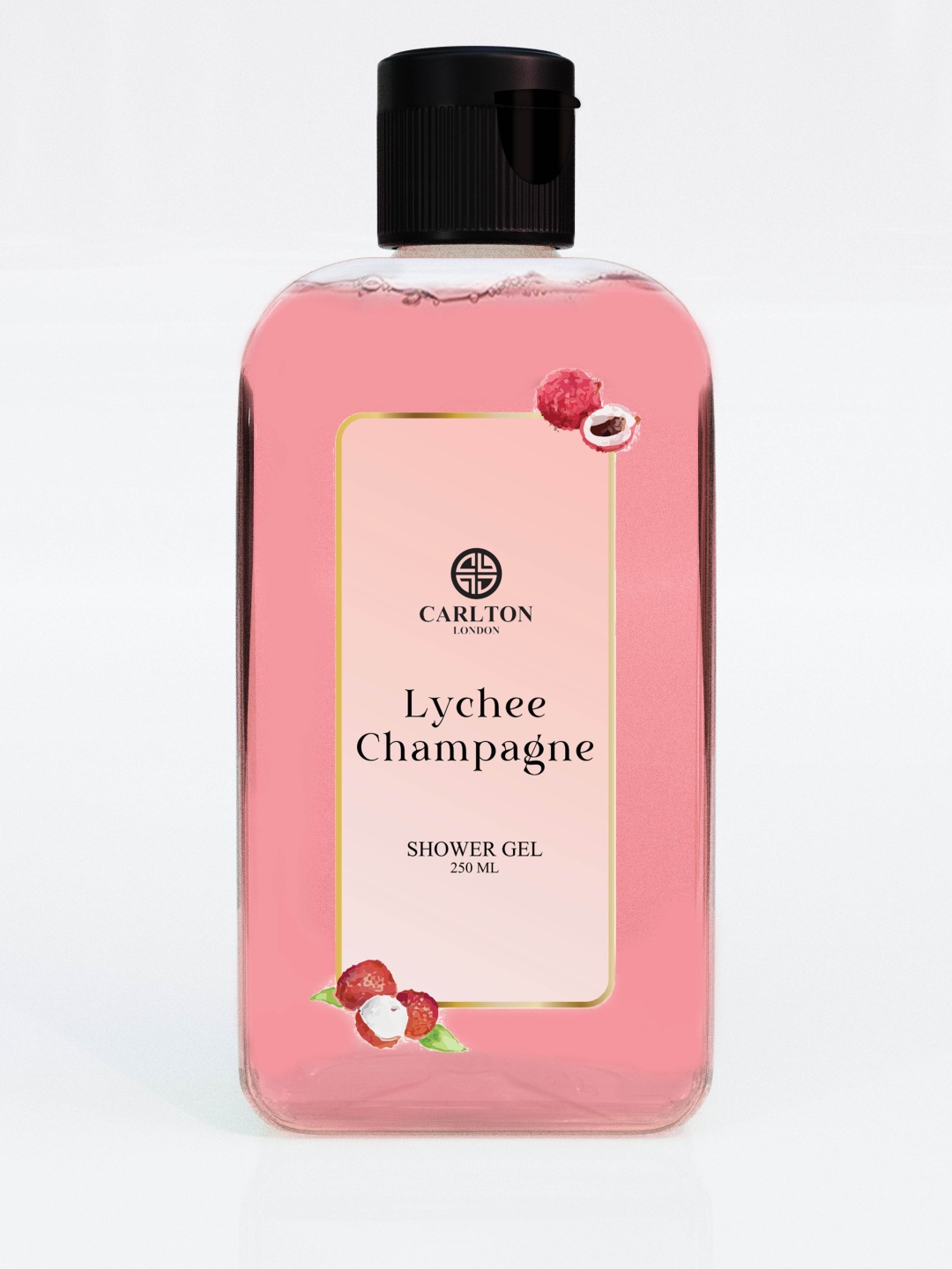 

Carlton London Lychee Champagne Fragrance Soft & Fresh Shower Gel - 250ml, Pink