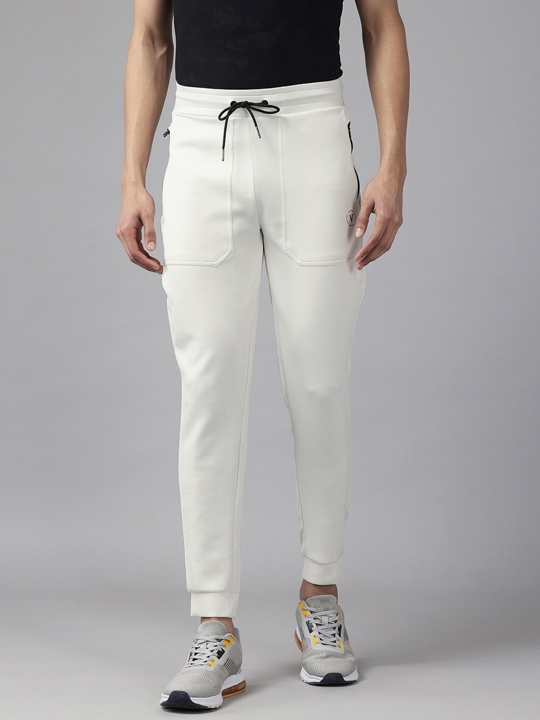 

Van Heusen Men Regular Joggers, Off white