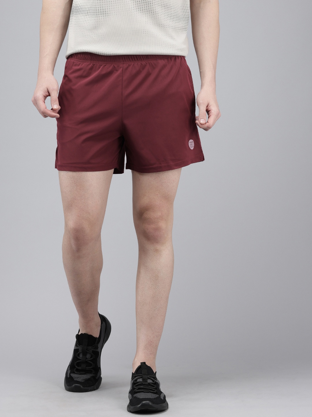 

Van Heusen Men Running Sports Shorts, Maroon