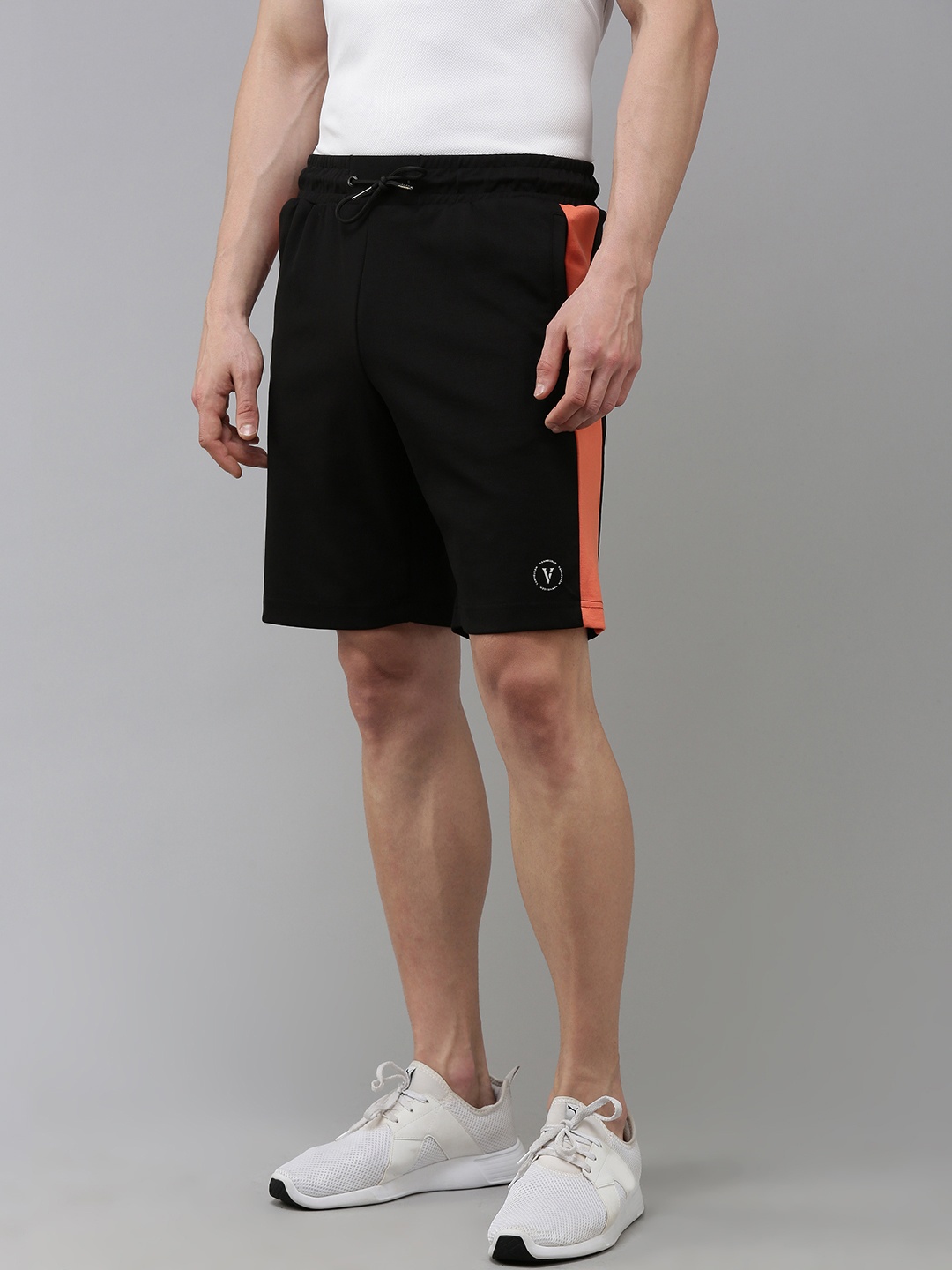 

Van Heusen Men High-Rise Training Shorts, Black