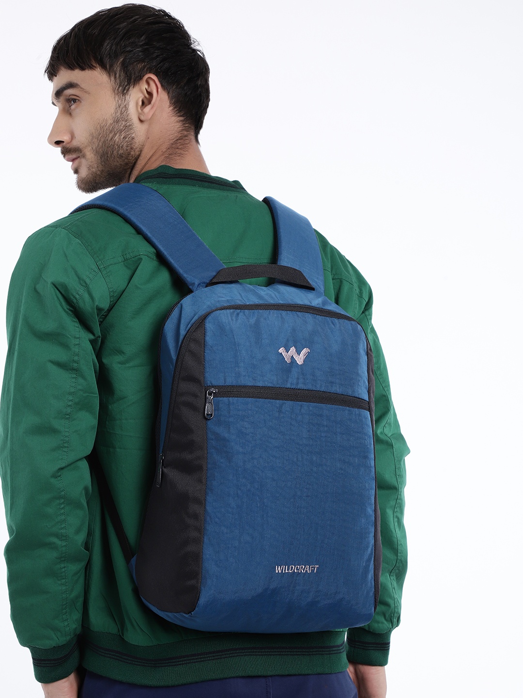 

Wildcraft Unisex Solid Backpack, Navy blue