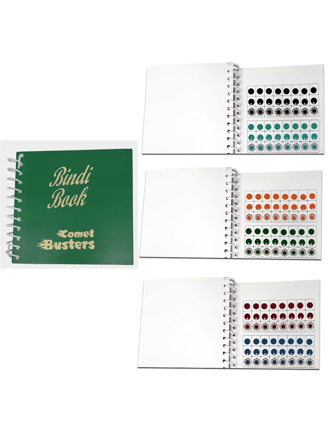 Comet Busters Bindi Book with Reusable Bindis - Multicoloured 07, Multi