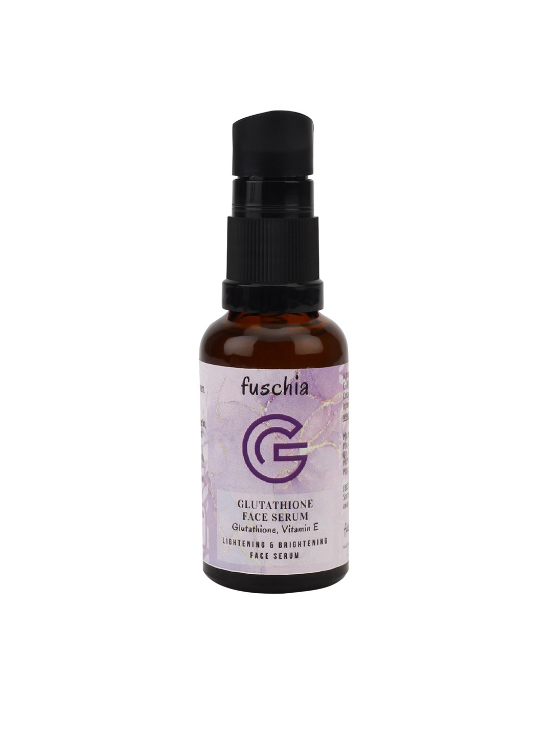 

Fuschia Glutathione Lightening & Brightening Face Serum with Vitamin E - 30ml, Purple