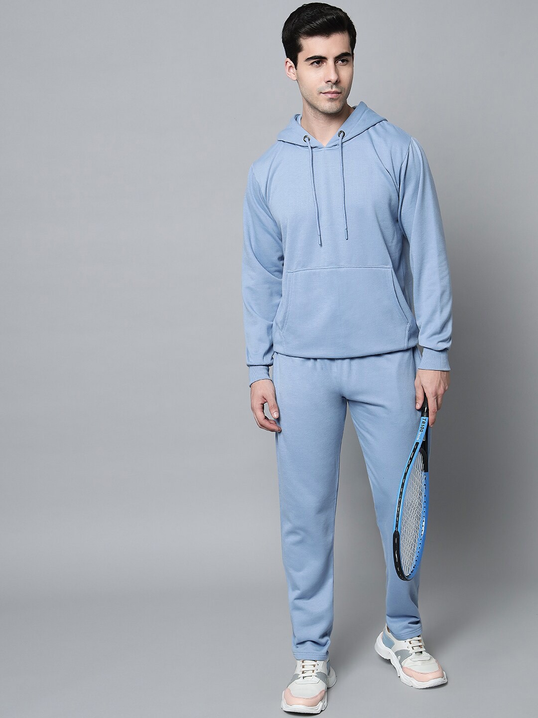 

GRIFFEL Men Blue Solid Tracksuit